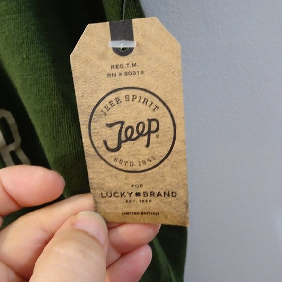 LUCKY BRAND MENS JEEP WRANGLER 4X4 OVERLANDER VINTAGE T-SHIRT $39.50 Size M NEW - Picture 4 of 5